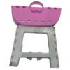 banquito br009 rosa 1 Banquito Plegable Para Niños Plastico Resistente Hasta 40 Kg