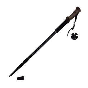 Baston De Trekking Aluminio Telescopico Antishock Recto O T