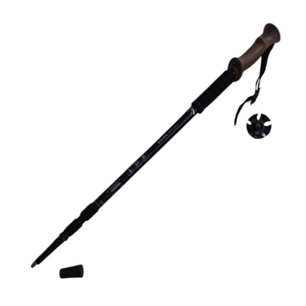 Baston De Trekking Aluminio Telescopico Antishock Recto O T