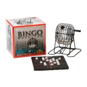 Bingo Loteria Con Bolillero Metalico 90 Bolillas Juego Local