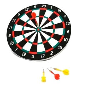 Tiro Al Blanco Reversible 30 Cm Juego Con 4 Dardos Local Pmc