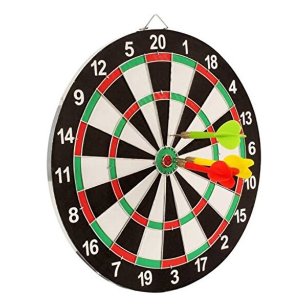 blanco IM1454 8 Tiro Al Blanco Reversible 30 Cm Juego Con 4 Dardos Local Pmc