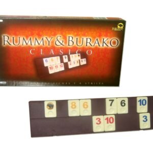 Rummy Burako Clásico Bisonte Juego De Mesa