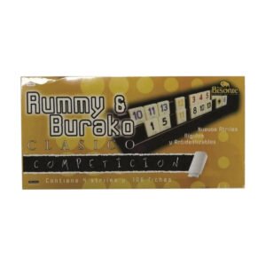 Rummy Burako Clasico Bisonte Juego De Mesa