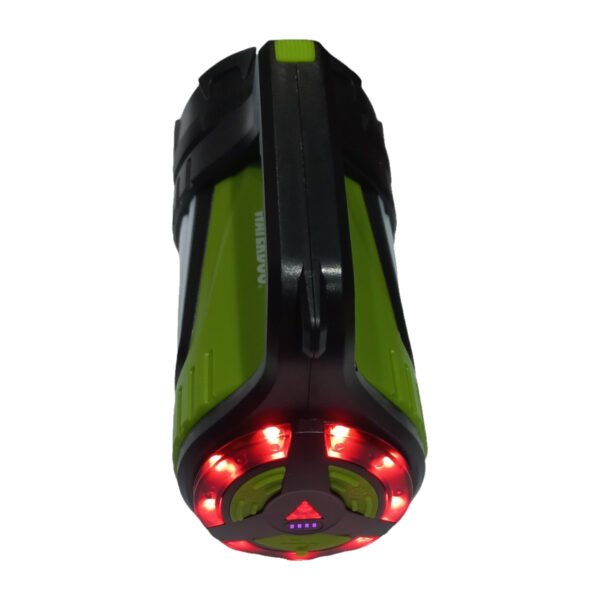 Reflector Linterna Farol Buscahuellas Recargable Usb Waterdo