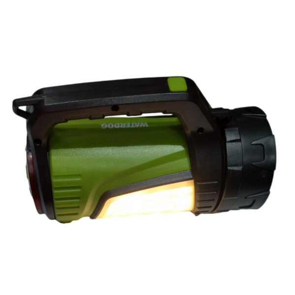 Reflector Linterna Farol Buscahuellas Recargable Usb Waterdo