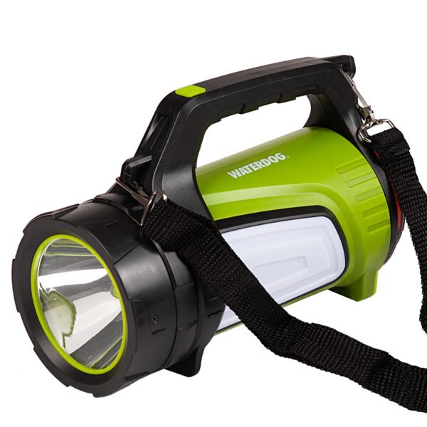 Reflector Linterna Farol Buscahuellas Recargable Usb Waterdo