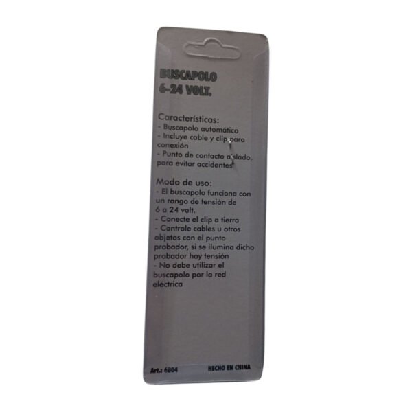 Buscapolo Con Pinza Tipo Cocodrilo 6v 12v 24v