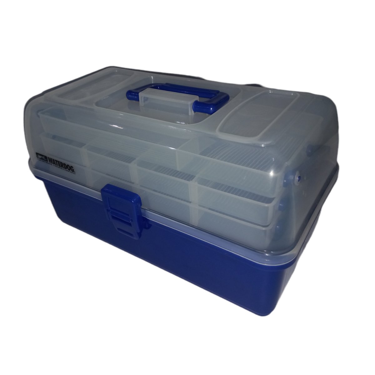 Caja De Pescar 3 Bandejas 12 Divisiones Waterdog Plastica - Imagen 3