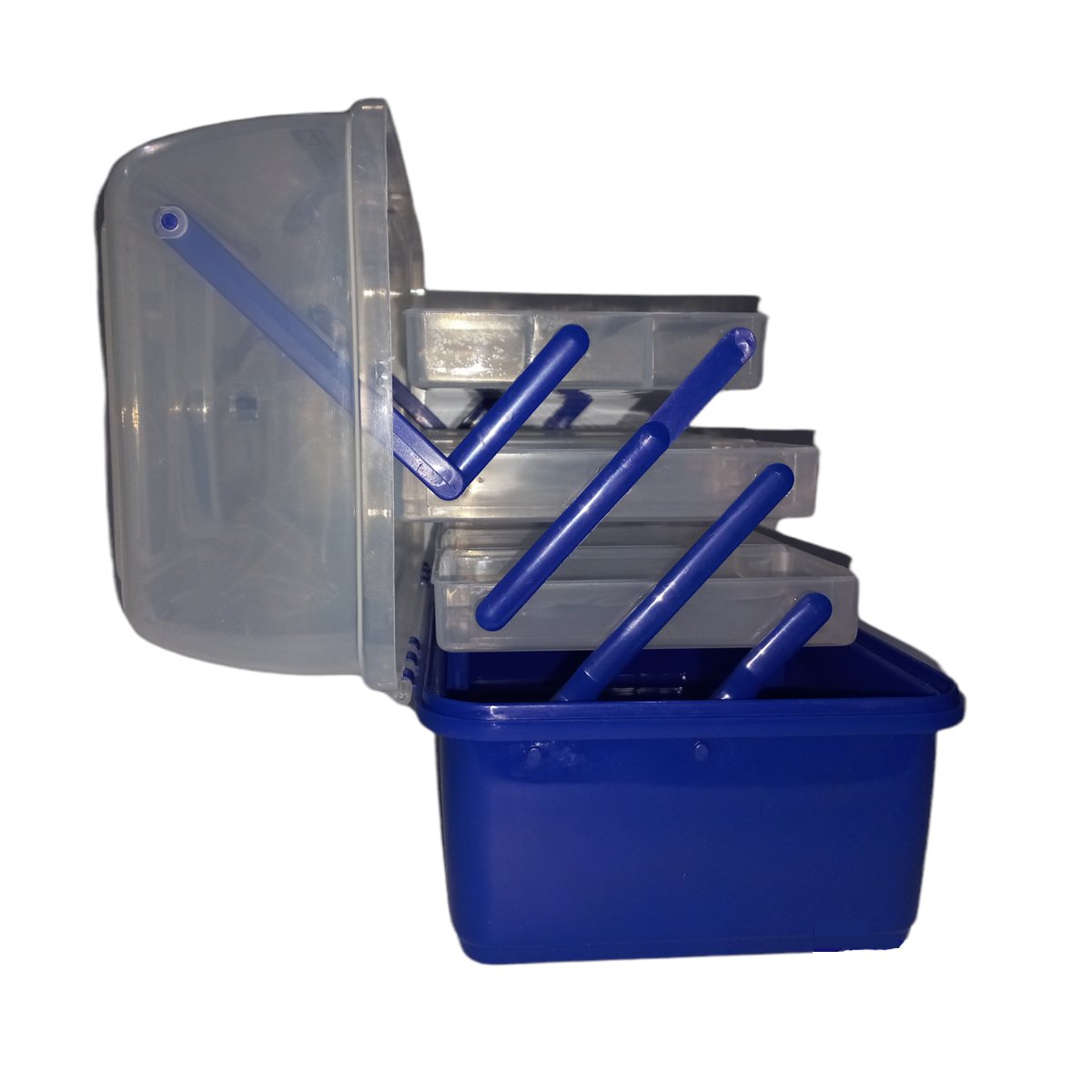 Caja De Pescar 3 Bandejas 12 Divisiones Waterdog Plastica - Imagen 4