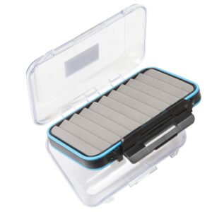 Caja Estanca Moscas Kunnan 2 Compartimentos Interior Foam