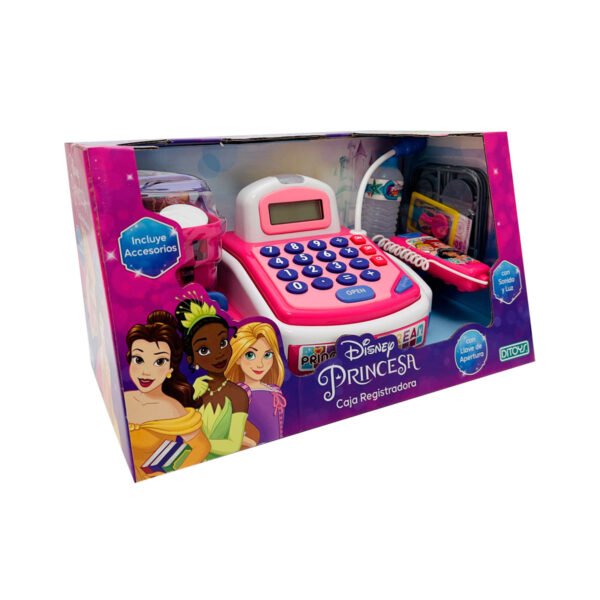 Combo Juguete: Caja Registradora Princesas + Juego de Mesa 4 en linea Frozen Up