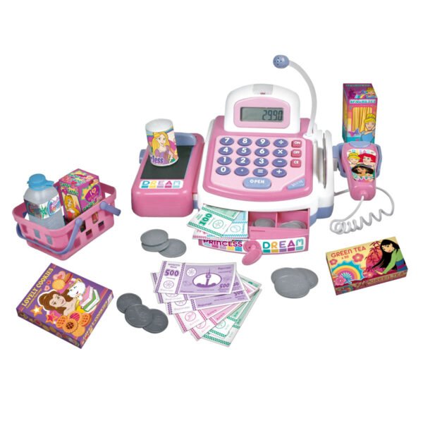 Combo Juguete: Caja Registradora Princesas + Juego de Mesa 4 en linea Frozen Up