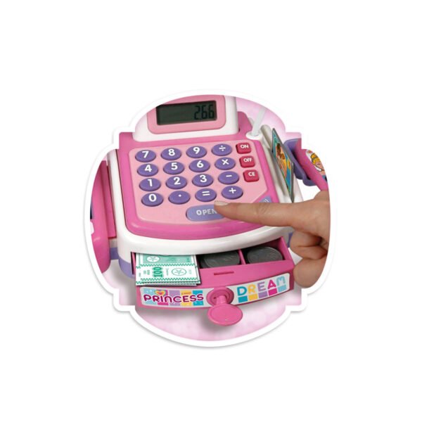 Combo Juguete: Caja Registradora Princesas + Juego de Mesa 4 en linea Frozen Up