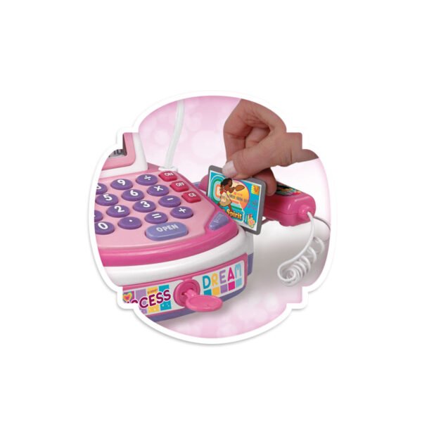 Combo Juguete: Caja Registradora Princesas + Juego de Mesa 4 en linea Frozen Up