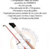 Caña Telescopica Pesca Costa Mar  Waterdog Absolut 3.5m 150g - Imagen 3