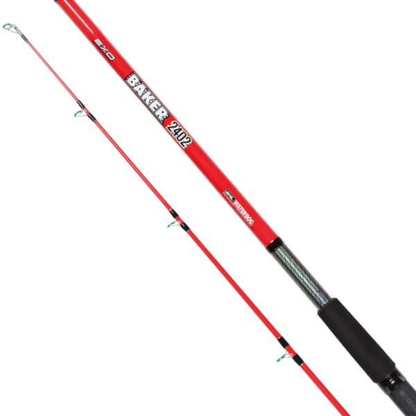 Caña Waterdog De Pescar 2 Tramos 240 Cm Baker Variada 40-80g