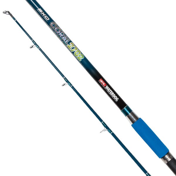 Caña Pescar Waterdog 270 Coral 2 Tramos  Acción Pesada Lance