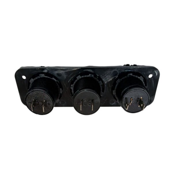 Cargador Hembra Doble Puerto Usb Voltimetro Embutir Auto 12v