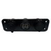 Cargador Hembra Doble Puerto Usb Voltimetro Embutir Auto 12v - Imagen 4