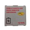 Cargador Doble Puerto Usb Y C Embutir 12v Voltimetro - Imagen 5