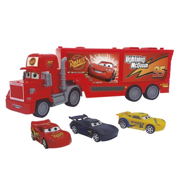 Cars Camion Mack Deluxe A Friccion 3 Autos Rayo Cruz Storm