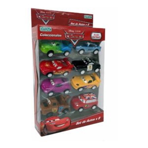 Cars Disney Set 8 Autos Rayo Mac Queen Ditoys Local