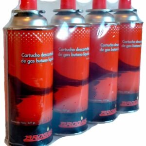 Cartuchos Gas Butano Brogas 227gr Caja X 28 Unidad  Camping