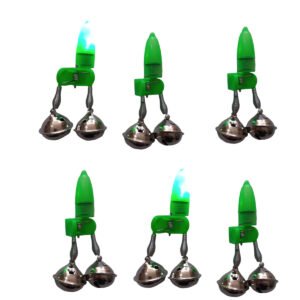 Campanita Cencerro Pack X 6 Avisador Pique Luz A Pila Pesca