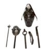Set Cocteleria Coctelera Acero Tragos Bartender 9 Piezas - Imagen 2