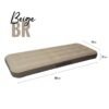 Colchon Inflable Waterdog 1 Plaza 185x74x13cm Para Camping - Imagen 2