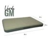 Colchon Inflable Waterdog 2 Plazas 185x137x13cm Para Camping - Imagen 4