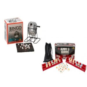 Combo Juegos En Casa: Bingo Loteria Bolillero + Rummy Burako