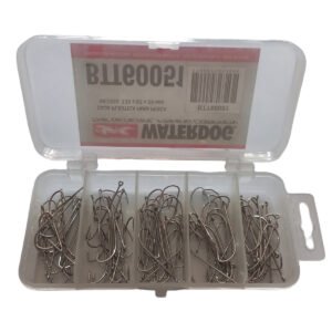 Combo Caja Pesca Gavetero + 100 Anzuelos Variada Pata Larga