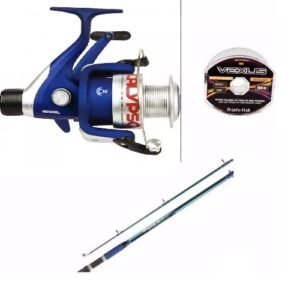 Caña Pescar Waterdog Coral 2,10m + Reel Calypso 602 Pesada