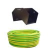 Manguera 1/2 Riego Rollo X 25 Mts + Soporte De Pared Metal
