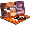 Combo Juego De Ajedrez Piezas Madera + Damas Fichas Plastico - Imagen 3