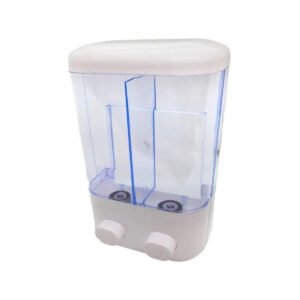 Dispenser Pared Doble Baño Shampoo Jabon Liquido Local