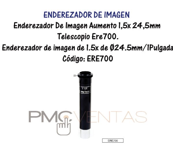 Enderezador De Imagen Aumento 1,5x Telescopio Diametro 24,5
