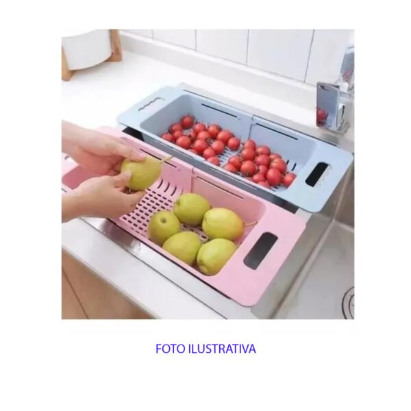 Escurridor Para Bacha Cocina Extensible Plastico