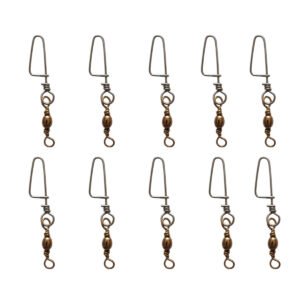 Esmerillon Bronce Con Mosqueton Waterdog Pesca X 100 Unidade