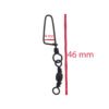 Esmerillon Con Mosqueton Acero Icm7-3 X 10 Un Pesca Waterdog - Imagen 2