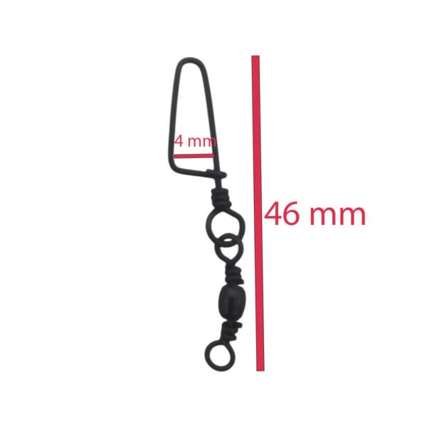 Esmerillon Con Mosqueton Acero Icm7-3 X 50 Unidades Waterdog