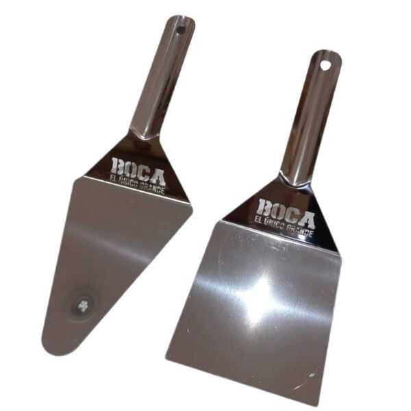 Set Plancha Bifera 2 Hornallas + Espatula Plancha Boca