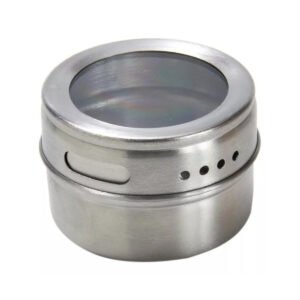 Especiero Magnetico Con Iman Condimentero Acero P/ Heladera