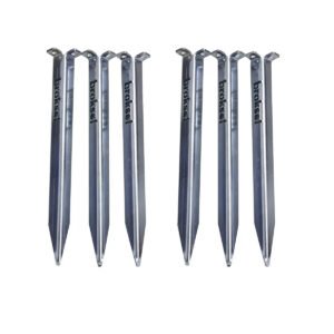 Estacas Carpa Set X6 Chapa Galvanizada Alta Resistencia 20cm