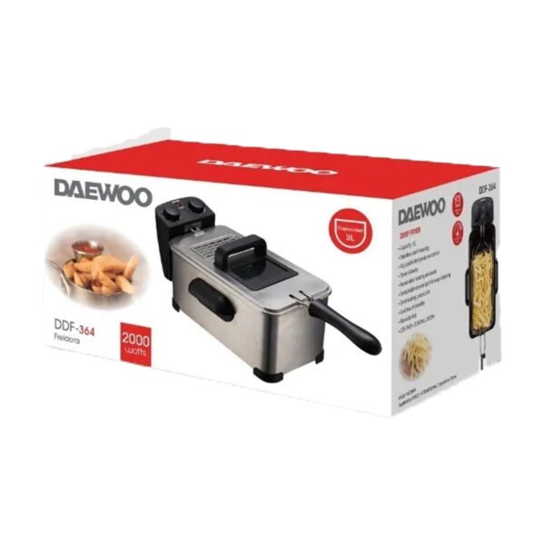 Freidora Electrica Daewoo 3 Litros 2000w Para El Hogar