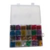 fusible FUSE250PCS 1 Kit 250 Fusibles Auto Surtidos Estuche 2 A 40 Amperes +pinza