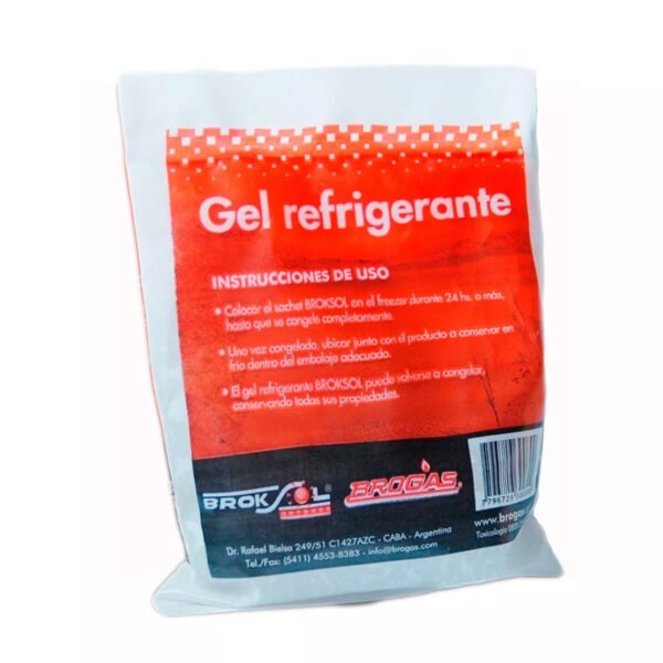 Gel Refrigerante Termico Brogas 300 Gr Lunchera X 5 Unidades