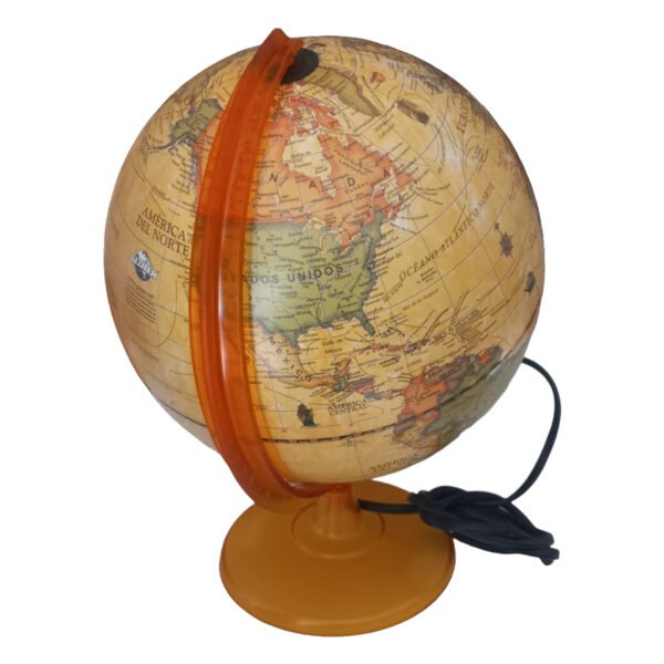 Globo Terraqueo 20 Cm Con Luz Politico Velador Gloter Local